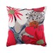 DIY Needlepoint Pillow Kit "Flower Mood", Tapestry cushion kit, Tent Stitch Kit, Embroidery Pillow kit, 16"x16" (40х40 cm), Printed Canvas