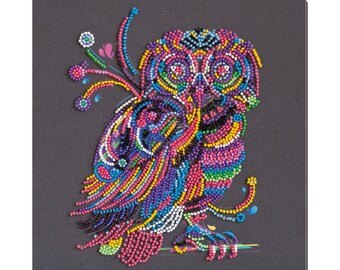 Bead Embroidery DIY Kit /"Balance/" 10.2/"х10.2/"