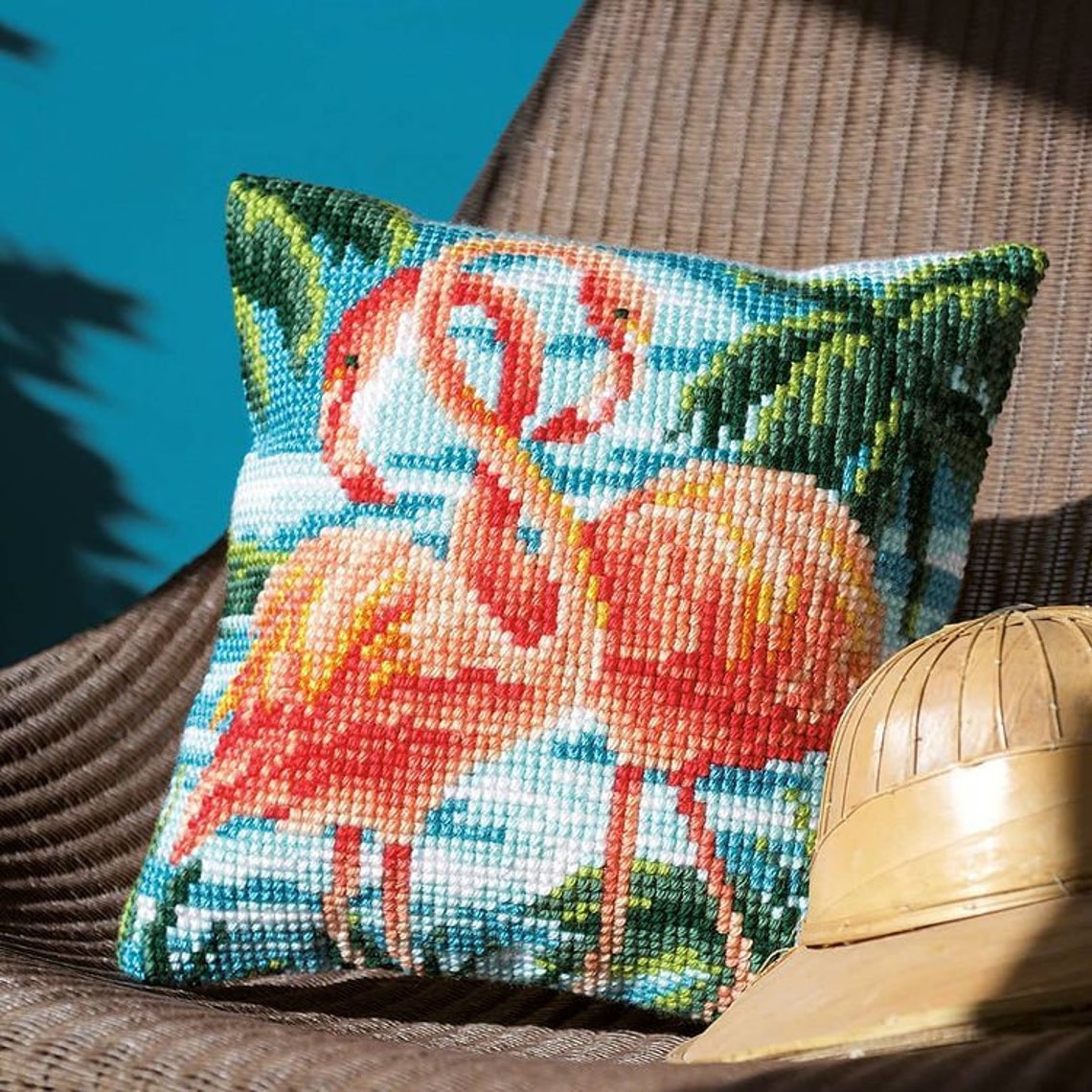 DIY Needlepoint Kit Vervaco Cross Stitch Cushion Kit Etsy