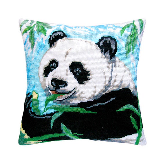 Needlepoint//Tapestry Pillow Cover DIY Kit /"Bolivia/"