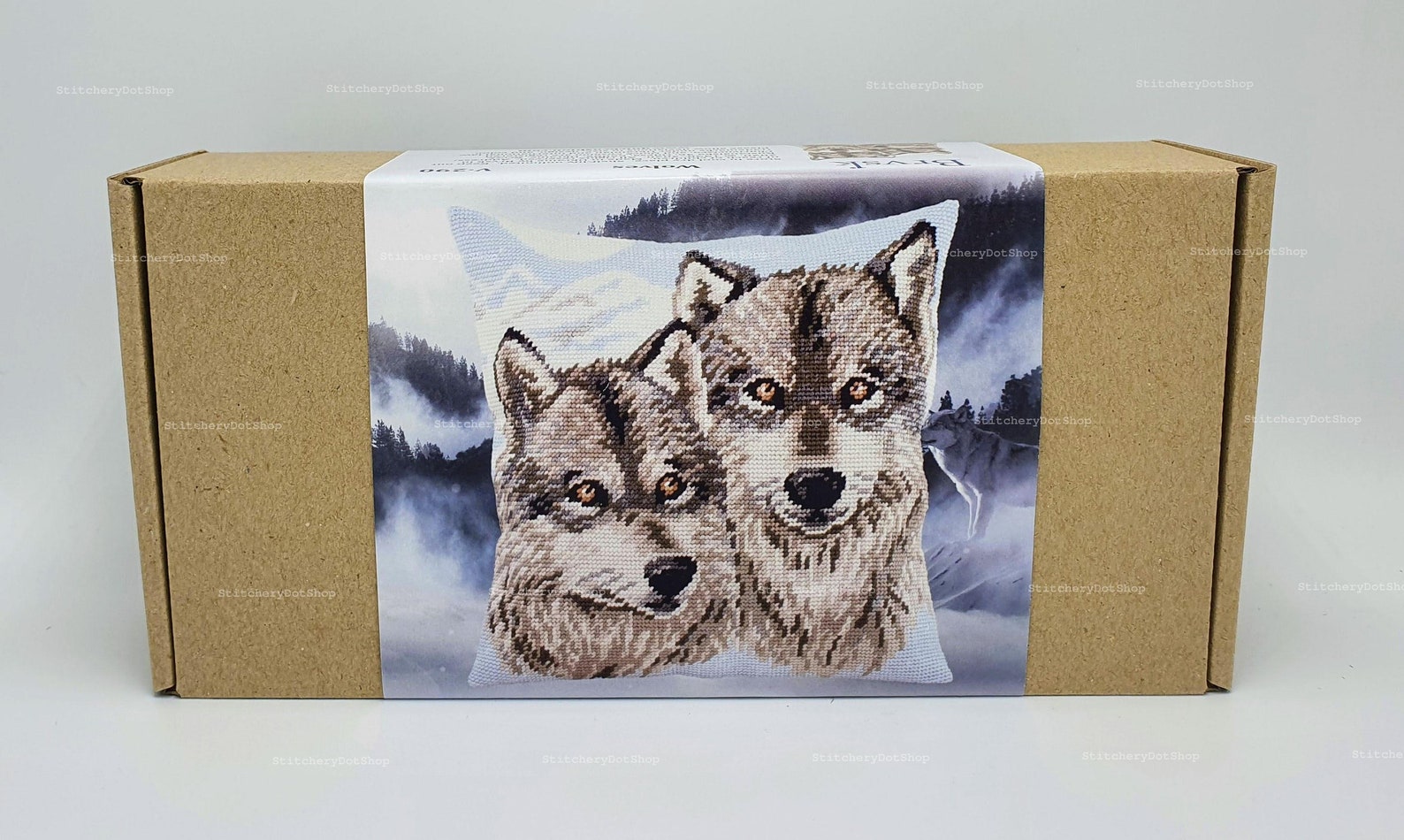 DIY Needlepoint Pillow Kit wolves Tapestry Etsy