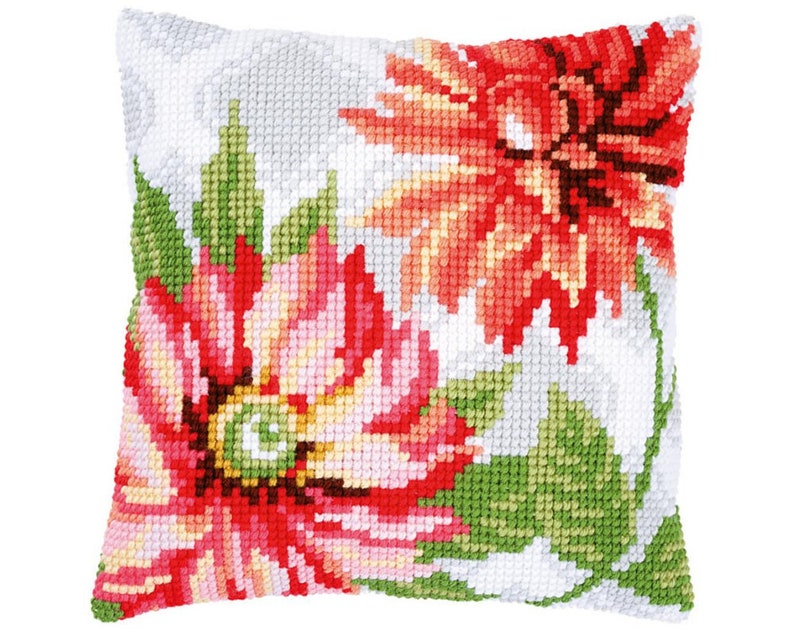 DIY Needlepoint Kit Vervaco Cross Stitch Cushion Kit Etsy