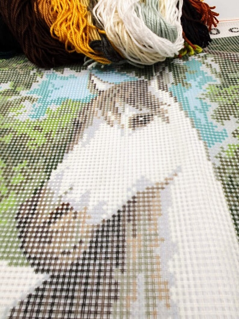 DIY Needlepoint Kit horses Tapestry Kit 5080 Cm Etsy