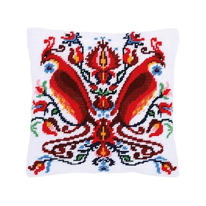 DIY Tapestry Cushion Kit &quot;Felix&quot;, Needlepoint Pillow Kit, Embroidery kit, size 16&quot;x16&quot;