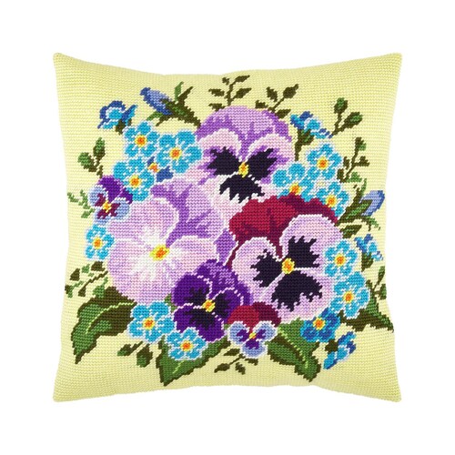 DIY Needlepoint Pillow Kit memories of London Etsy