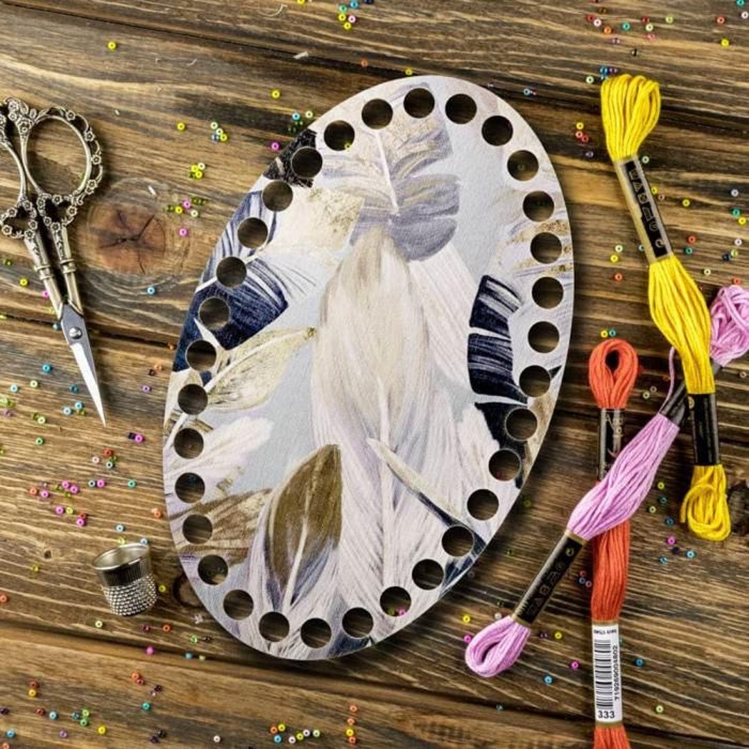 Thread Organizer feathers Embroidery Organizer Etsy