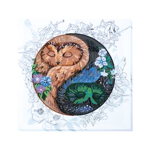 DIY Bead Embroidery Kit on Art Canvas &quot;Harmony&quot; | Unique Beadwork Kit for Home Décor | B01 Abris Art, Needlework Craft Kit