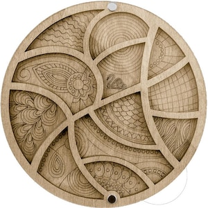 Vassoio portaoggetti per perline in legno con coperchio "Piume" / Contenitore per perline / Scatola per perline / Strumenti per perline