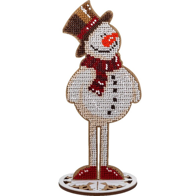 DIY Christmas Tree Toy Kit snowman and Santa Etsy