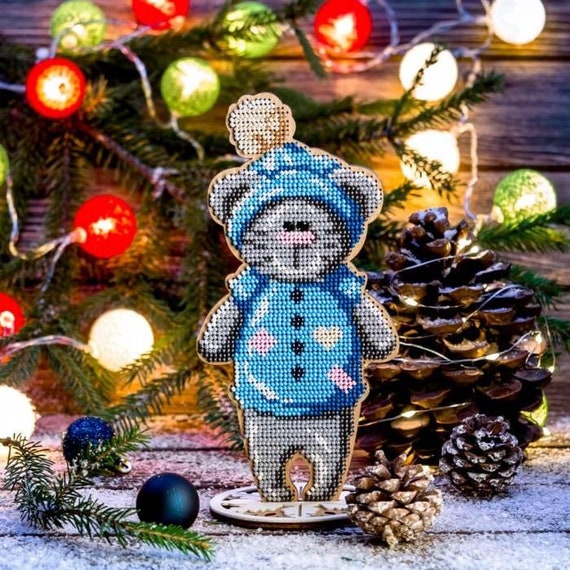 DIY Wooden Christmas Bead Tree, Christmas Toy Kit, Christmas Wooden Tree, Christmas  Tree Beads, Bead Stitching Decor, Beadwork Christmas Toy 