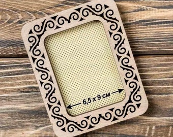 Embroidery frame on magnets| Wooden hoops | Wood frame holder | Cross stitch needlework