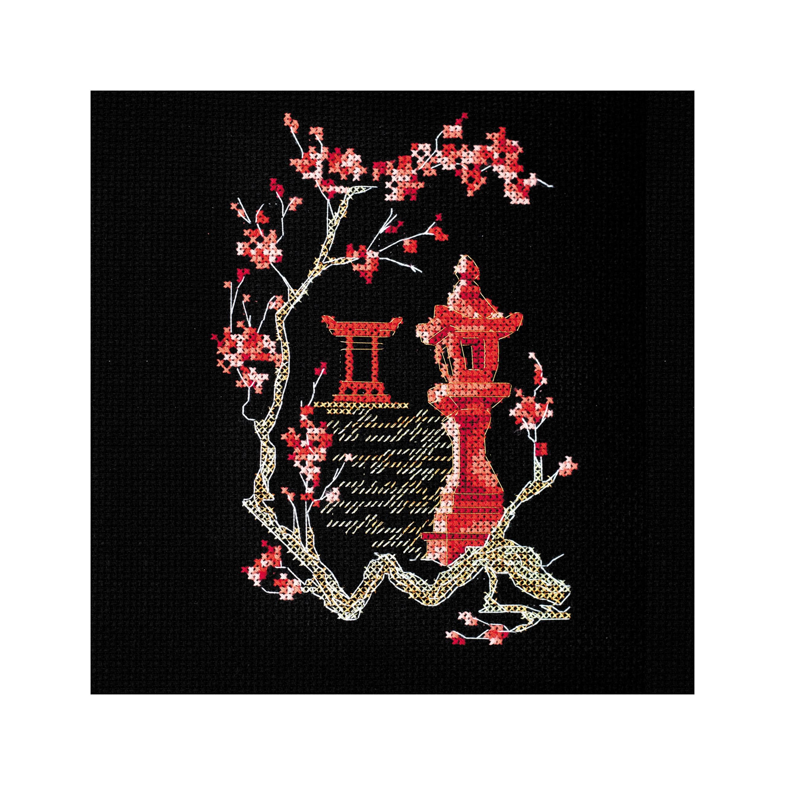 DIY Counted Cross Stitch Kit japan4 Embroidery Etsy