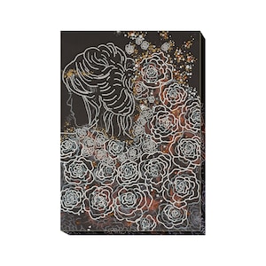 DIY Bead Embroidery Kit on Art Canvas &quot;In the moonlight&quot; | Unique Beadwork Kit for Home Décor | B02 Abris Art, Needlework Craft Kit