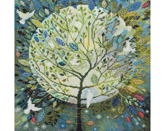 DIY Counted Cross Stitch Kit &quot;World tree&quot;, Embroidery kit, Home decor, Abris Art A11