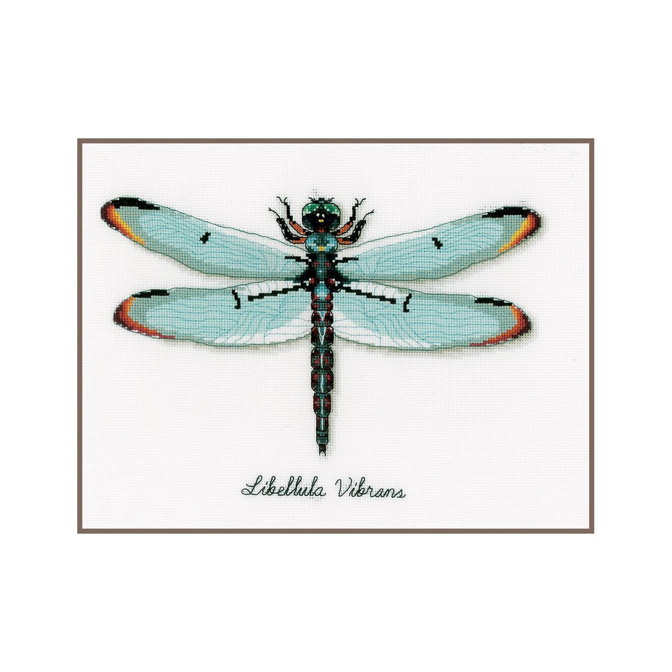 DIY Counted Cross Stitch Kit LMV Dragonfly Etsy