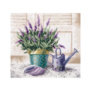 DIY Counted Cross Stitch Kit &quot;Lilac sketch&quot;, Embroidery kit, DIY Craft Kit, Home decor