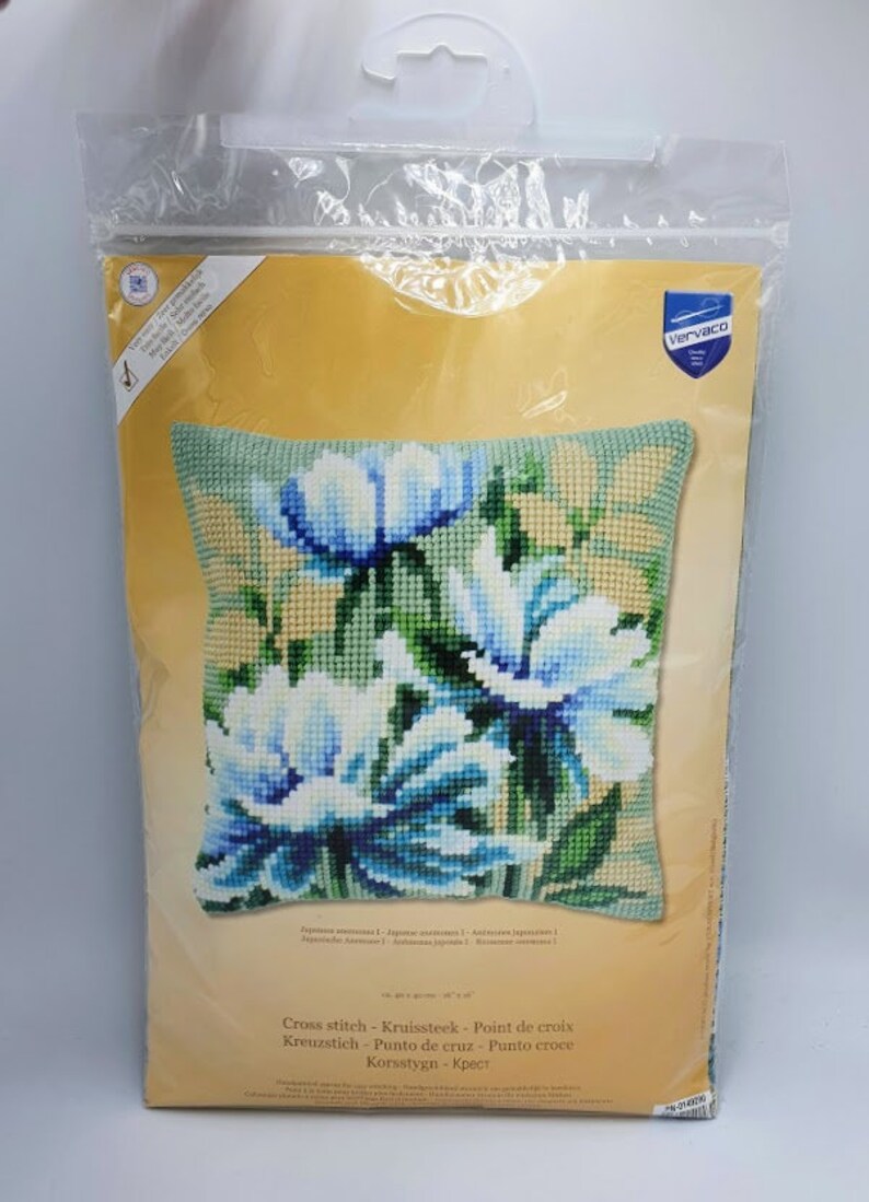 DIY Needlepoint Kit Cross Stitch Cushion Kit JAPANESE Etsy