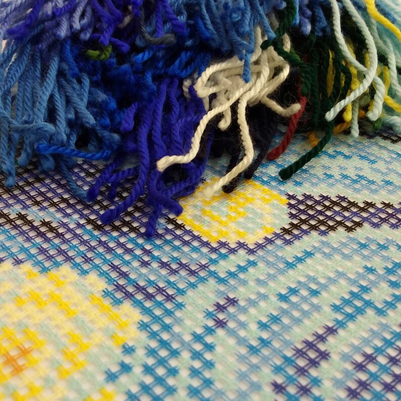 DIY Needlepoint Kit Tapestry Kit 14.2x18.5 Cross Etsy