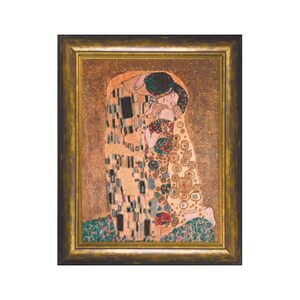 Kit de miçangas faça você mesmo &quot;The Kiss&quot; 18,1&quot;x14,0&quot;, kit de bordado de miçangas, kit de artesanato faça você mesmo