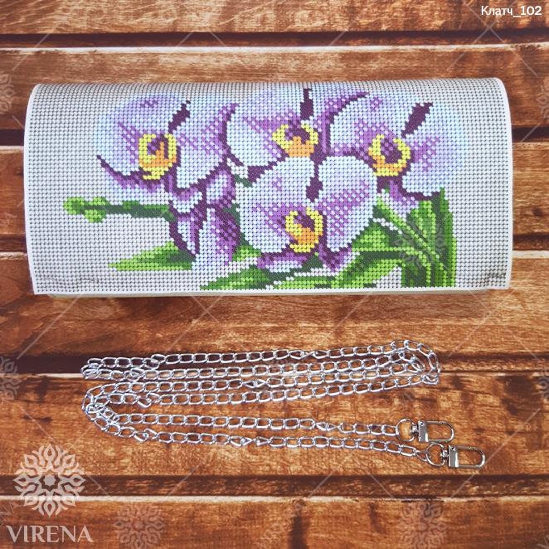 Purse Clutch Bag Kit orchid Bead Clutch Purse Etsy