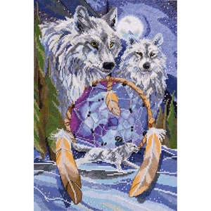 DIY Counted Cross Stitch Kit &quot;Dreamcatcher&quot;, Embroidery kit, Home decor, Abris Art A11