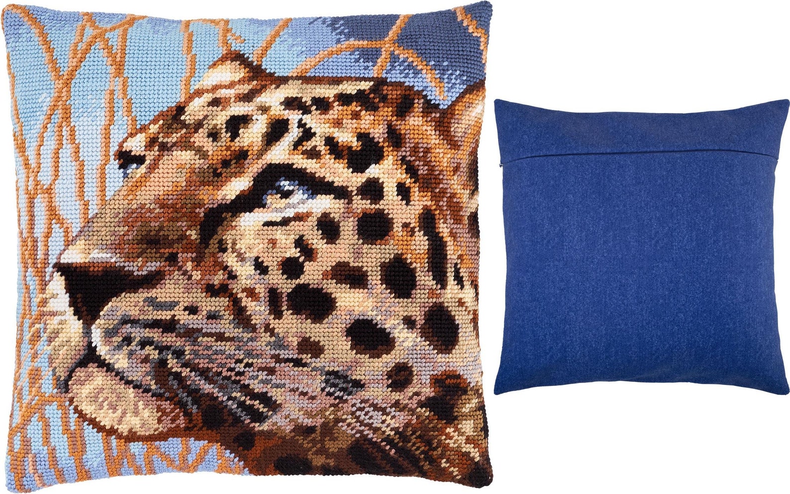 Safari Épinglé Pillow - Snow Leopard Pillows & Accessories