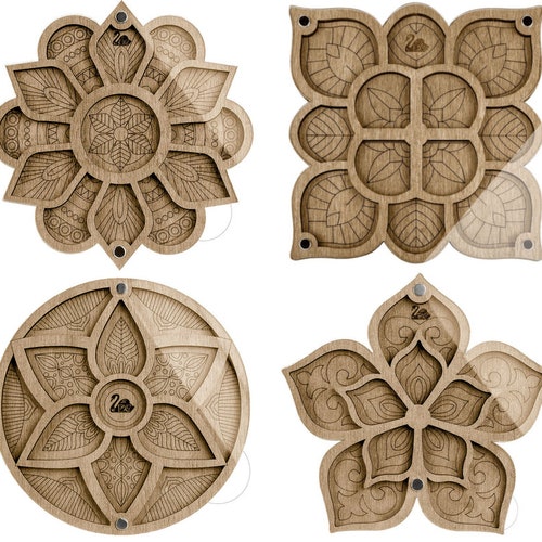 Wood Bead Organizer Box With Wooden Lid Beadwork Accessory Etsy