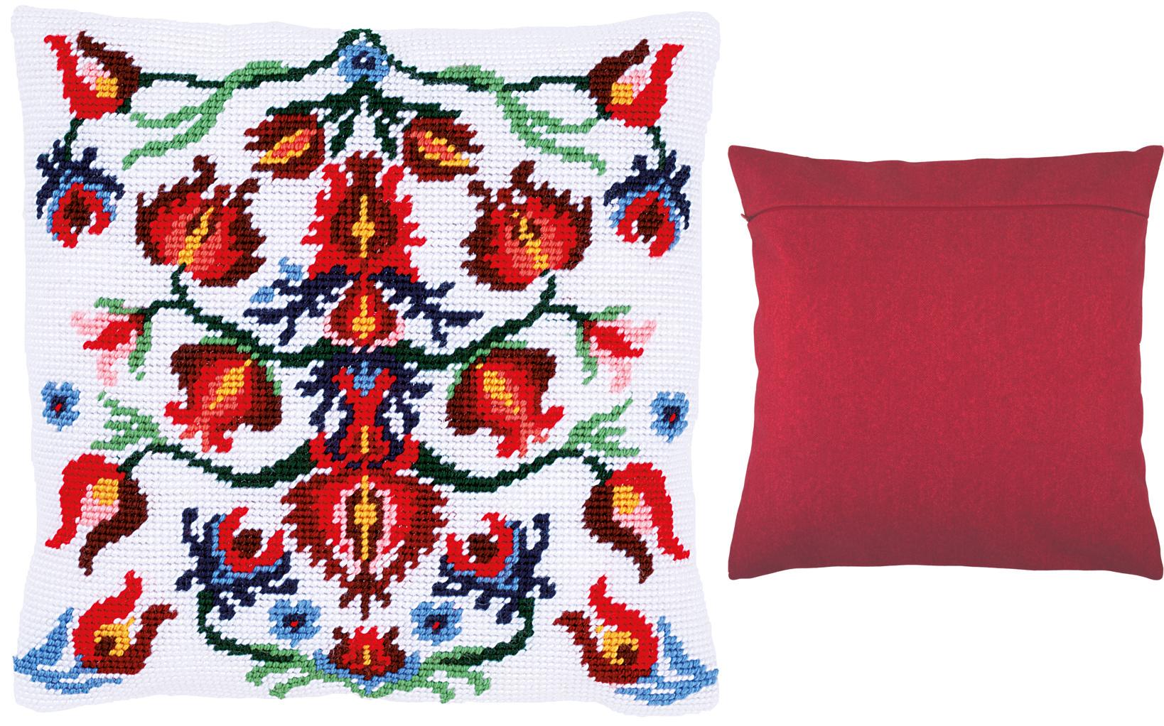 Brvsk Couleurs D'automne. Kit De Broderie Avec Toile De Tapisserie