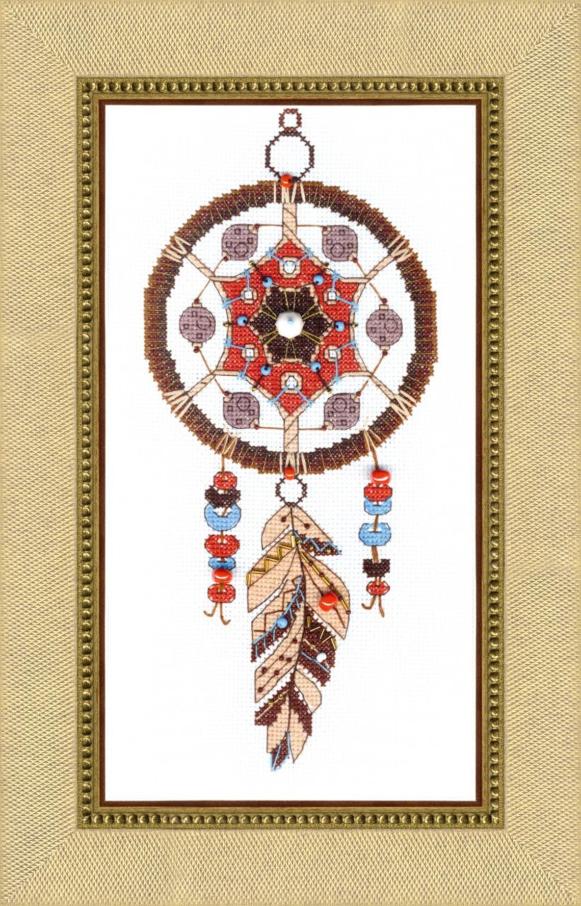 DIY Cross Stitch Kit dream Catcher Embroidery | Etsy