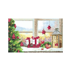 DIY Counted Cross Stitch Kit &quot;Frosty morning&quot;, Embroidery kit, DIY Craft Kit, Home decor