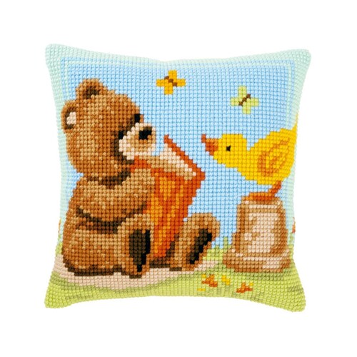 DIY Cross Stitch Cushion Kit christmas Gnome Etsy