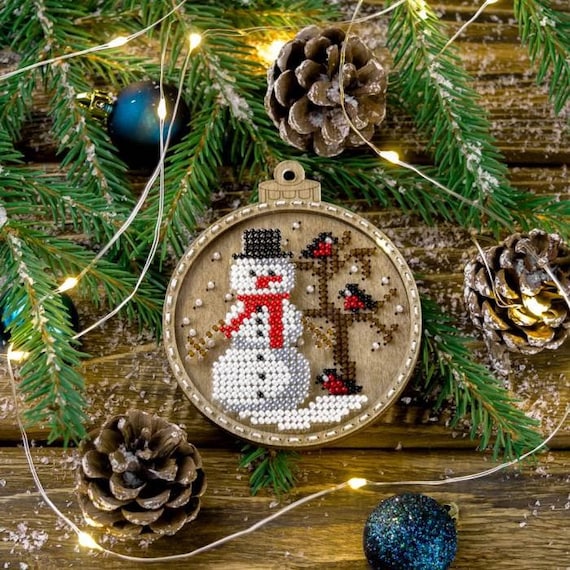 Beaded christmas tree ornament kits discount