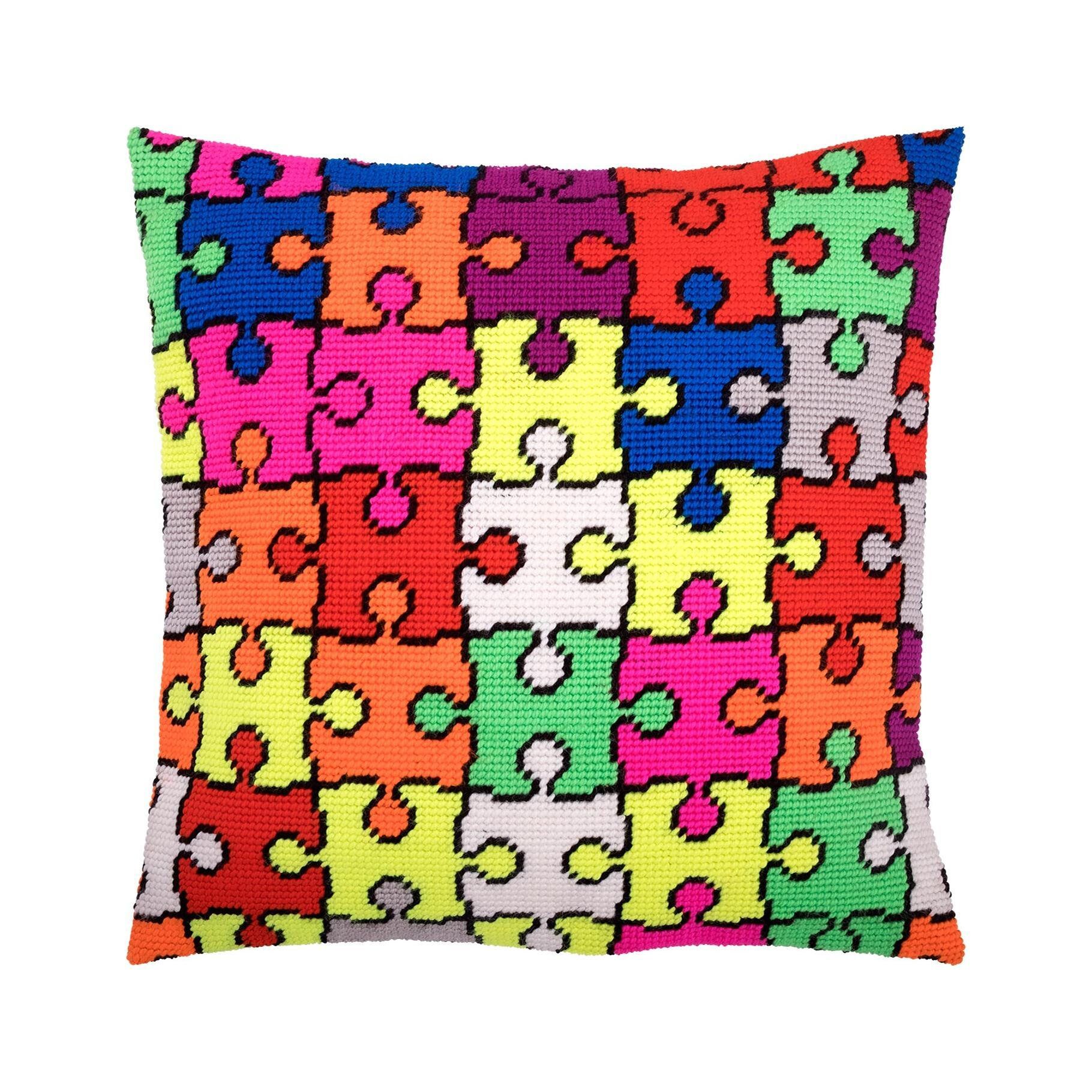 Puzzle Pillow Etsy Canada