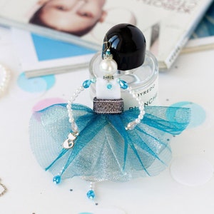 Kit de fabricación de joyas DIY &quot;Muñeca colgante - Turquesa tierna&quot;, Kit de joyería con abalorios, Abris Art A03, Colgante decorativo, kit de manualidades creativas