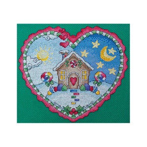 DIY Counted Cross Stitch Kit "Christmas gingerbread", Embroidery kit, Home decor, Abris Art A12