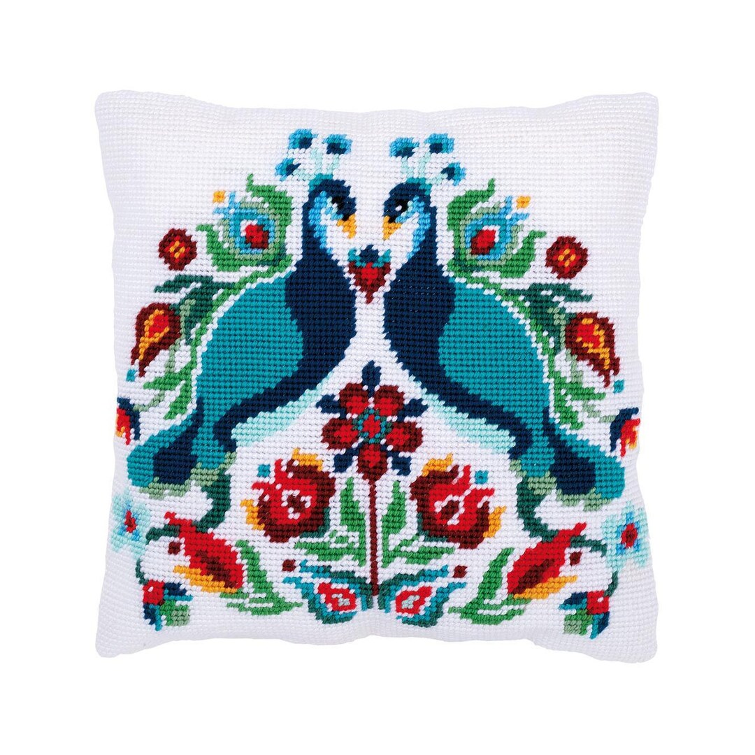 DIY Tapestry Cushion Kit pauline, Needlepoint Pillow Kit, Embroidery