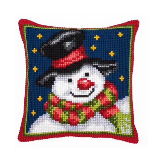 Diy Needlepoint Kit Vervaco Pillow Cross Stitch Cushion Kit Etsy