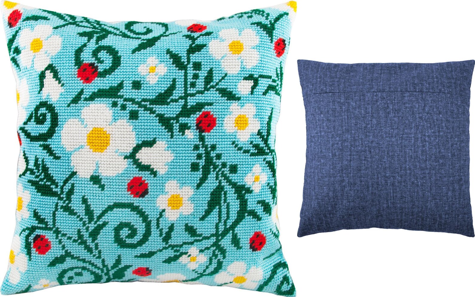 DIY Needlepoint Pillow Kit strawberry and Etsy