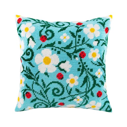 DIY Needlepoint Pillow Kit elephant Tapestry Etsy