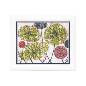 DIY Counted Cross Stitch Kit &quot;Sunny dandelions&quot;, Embroidery kit, Home decor