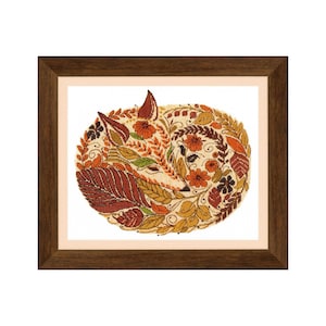 DIY Counted Cross Stitch Kit &quot;Colors in autumn&quot;, Embroidery kit, Home decor