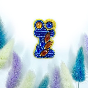 Kit de abalorios para crear broche "Rana", kit para hacer joyas, broche de abalorios, kit de bordado de abalorios, kit de broche para mujeres y niñas