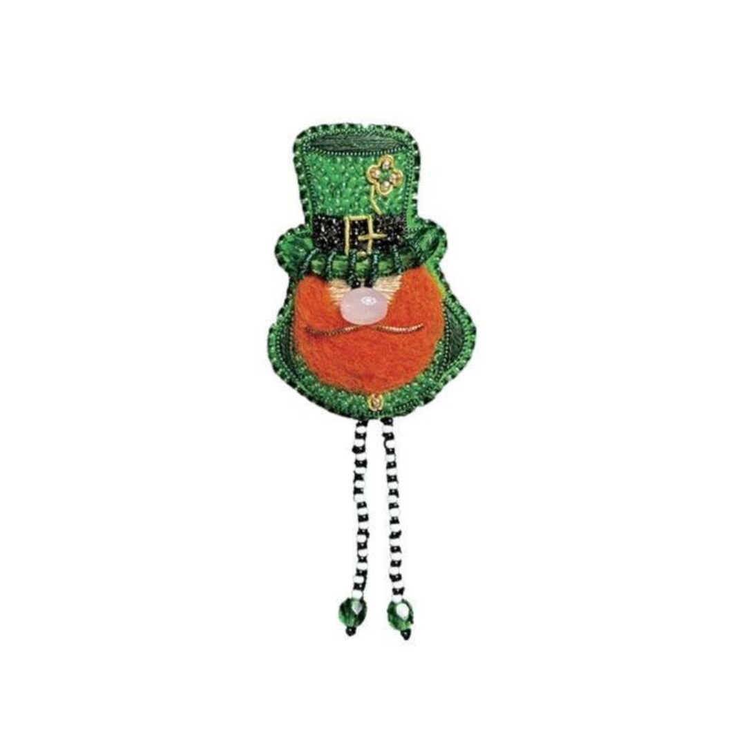 Kit De Fabrication De Bijoux Abris Art – Broche Perles Graines – Fait Main – Maïs