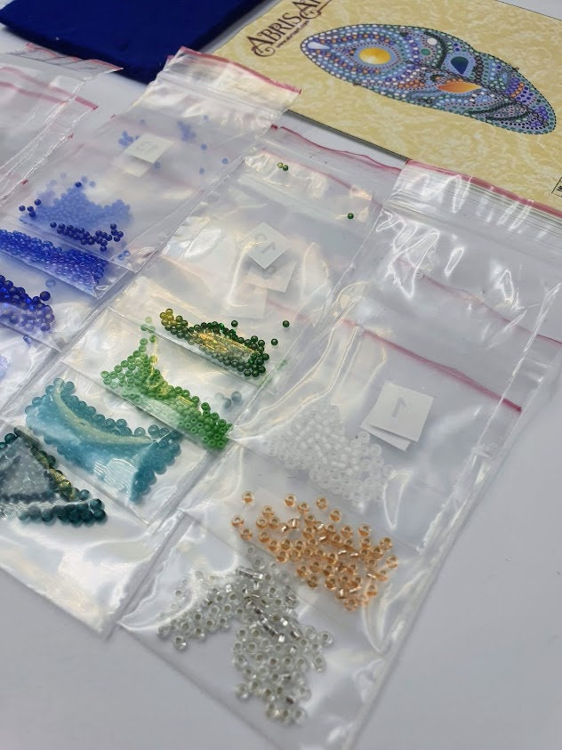 Beaded Hair Clip DIY kit/ Beaded Barrette/Bead Embroidered Etsy