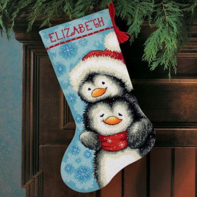 DIY Needlepoint Kit Dimensions Christmas stocking Etsy