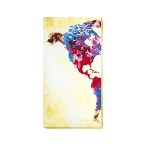 DIY Perlenstickerei Kit auf Art Canvas ""Weltkarte - 1"" | Unikate Perlenarbeit Kit für Home Dekor | B07 Abris Art, Handarbeiten Bastelpackung