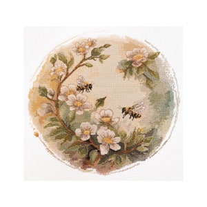 DIY Counted Cross Stitch Kit &quot;Honey colors&quot;, Embroidery kit, Home decor, Abris Art A29