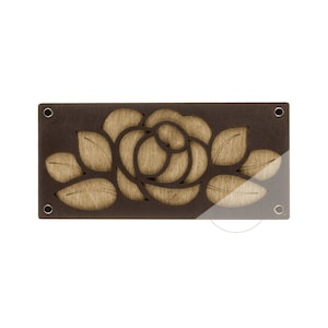 Vassoio portaoggetti per perline in legno con coperchio "Rosa" / Contenitore per perline / Scatola per perline / Strumenti per perline
