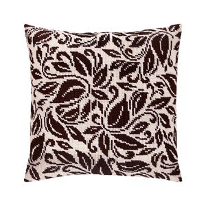 DIY Needlepoint Pillow Kit &quot;Versailles&quot;, Tapestry cushion kit, Half Cross Stitch Kit, Embroidery kit, size 16&quot;x16&quot; (40x40 cm), Printed