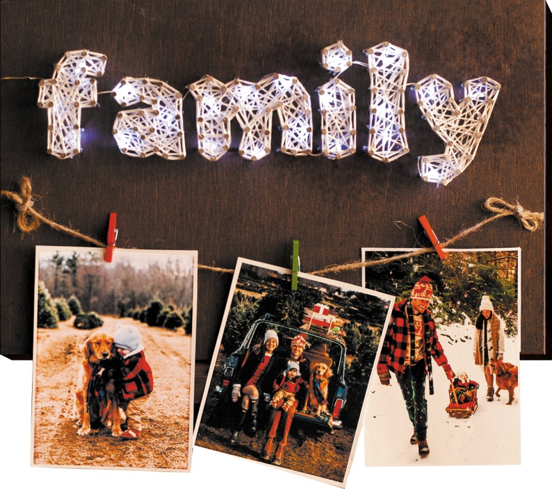 String Family Craft String Art Creative DIY Kit